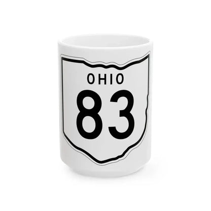 OH-83 1948 (Ohio) (Road Sign) White Coffee Mug 15oz - Go Mug Yourself