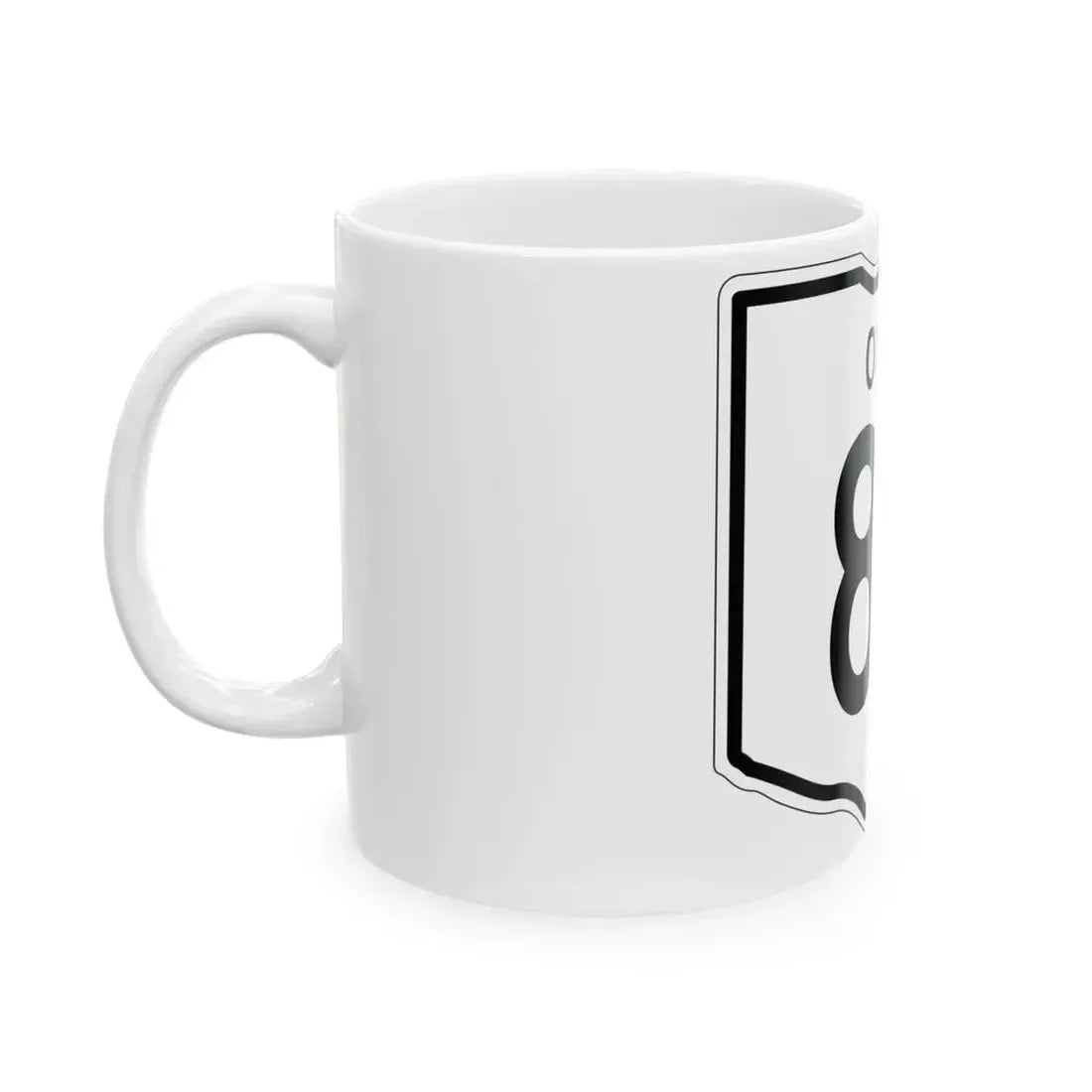 OH-83 1948 (Ohio) (Road Sign) White Coffee Mug - Go Mug Yourself