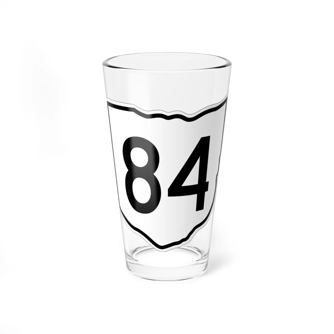 OH-84 1960 (Ohio) (Road Sign) Pint Glss 16oz 16oz - Go Mug Yourself