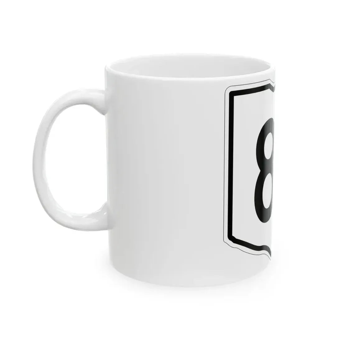OH-84 1960 (Ohio) (Road Sign) White Coffee Mug - Go Mug Yourself