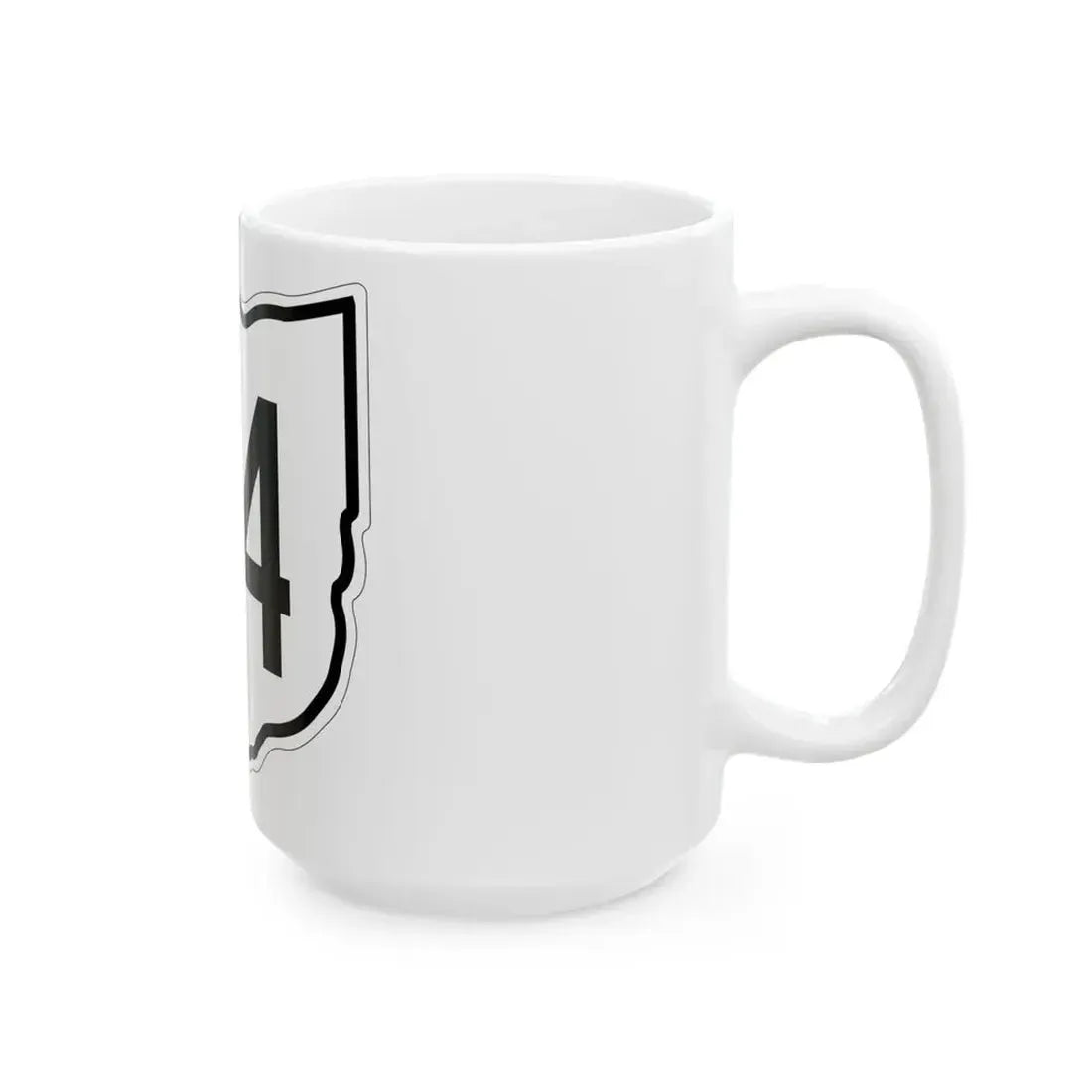 OH-84 1960 (Ohio) (Road Sign) White Coffee Mug - Go Mug Yourself
