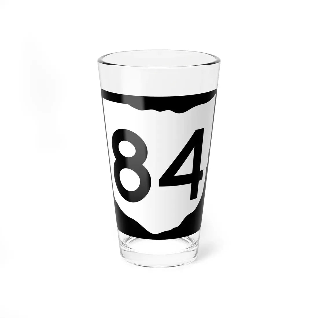OH-84 (Ohio) (Road Sign) Pint Glass 16oz 16oz - Go Mug Yourself
