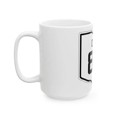OH-85 1927 (Ohio) (Road Sign) White Coffee Mug - Go Mug Yourself