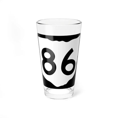 OH-86 (Ohio) (Road Sign) Pint Glass 16oz 16oz - Go Mug Yourself