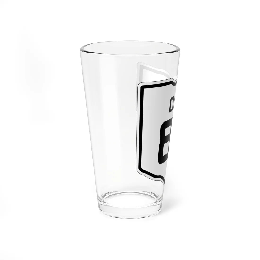 OH-87 1927 (Ohio) (Road Sign) Pint Glss 16oz - Go Mug Yourself