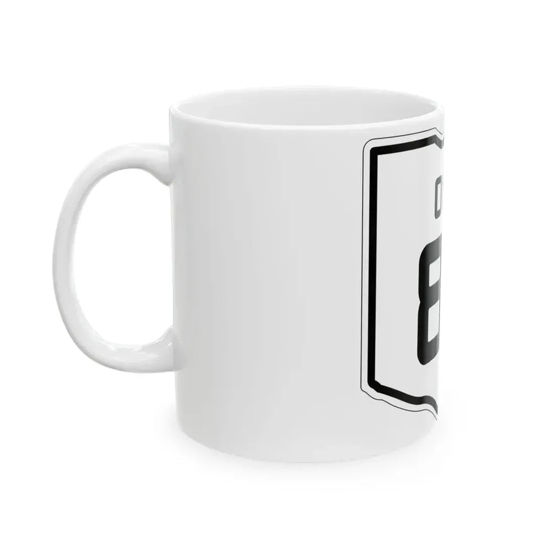 OH-87 1927 (Ohio) (Road Sign) White Coffee Mug - Go Mug Yourself