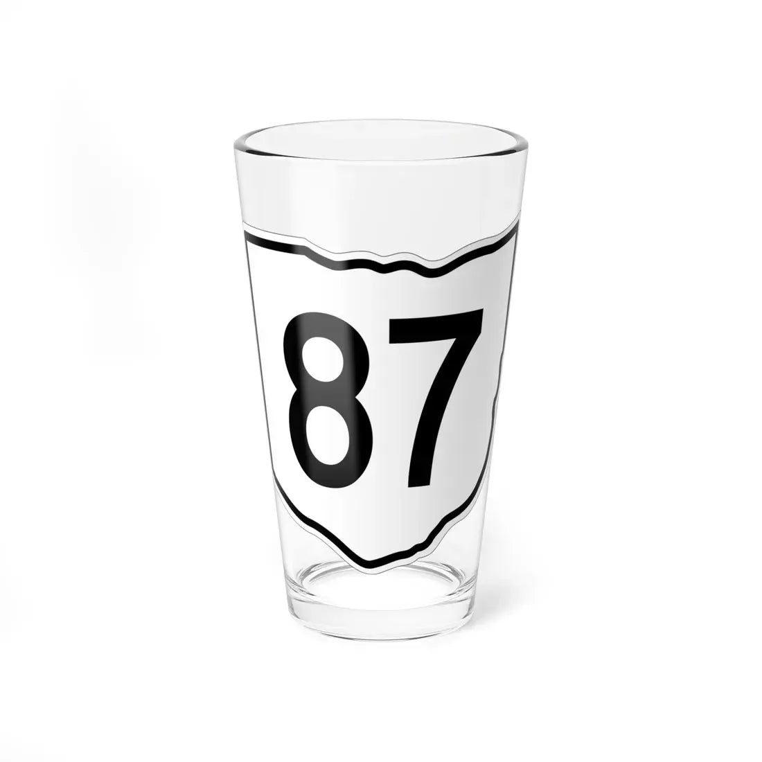 OH-87 1960 (Ohio) (Road Sign) Pint Glass 16oz 16oz - Go Mug Yourself