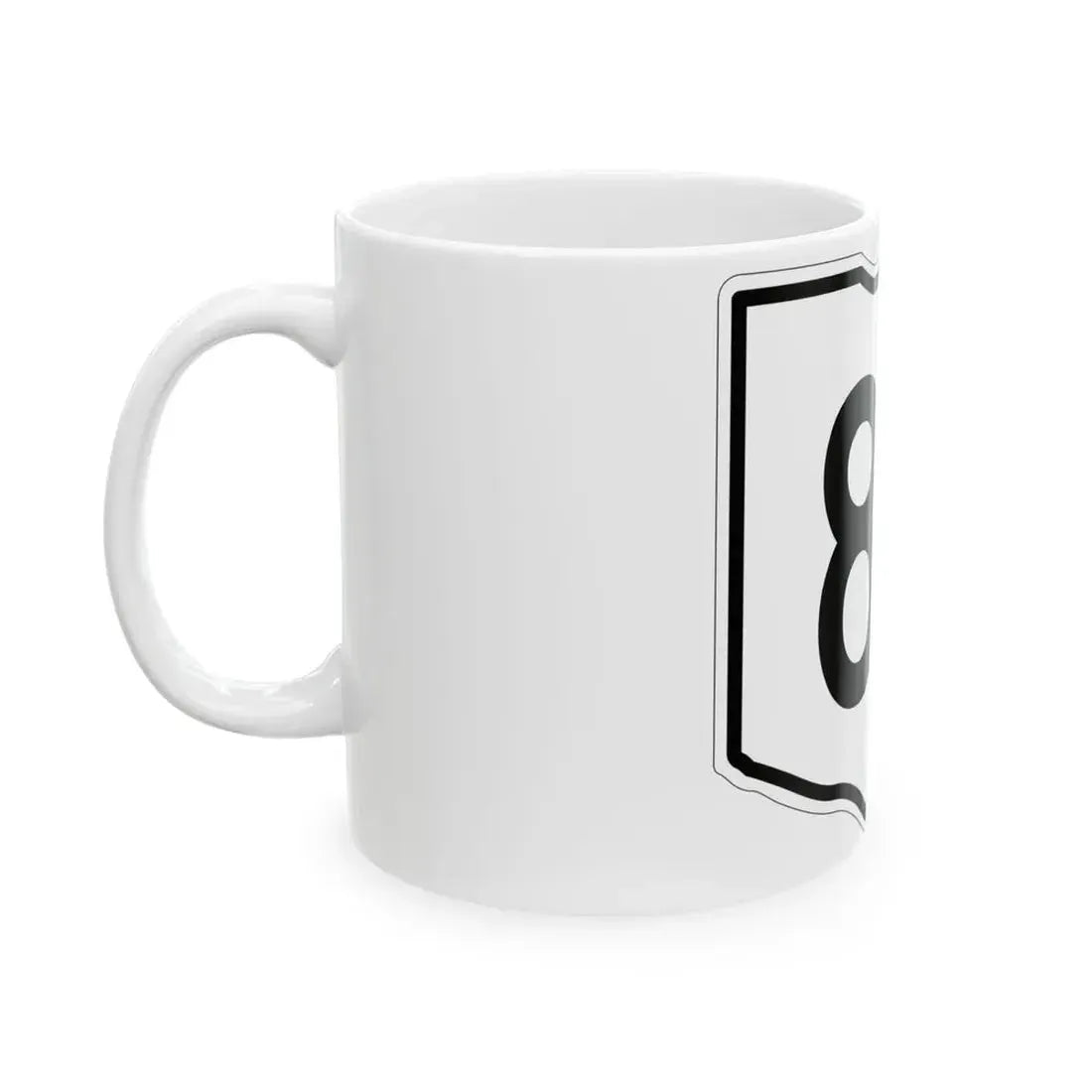 OH-87 1960 (Ohio) (Road Sign) White Coffee Mug - Go Mug Yourself