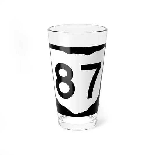 OH-87 (Ohio) (Road Sign) Pint Glass 16oz 16oz - Go Mug Yourself