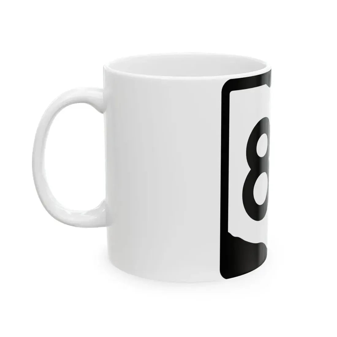 OH-87 (Ohio) (Road Sign) White Coffee Mug - Go Mug Yourself