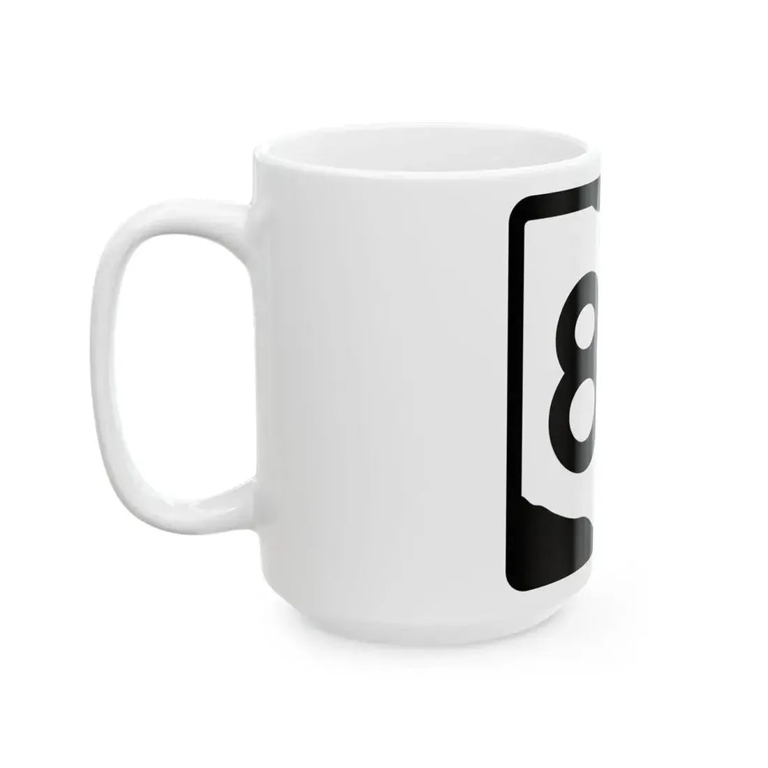 OH-87 (Ohio) (Road Sign) White Coffee Mug - Go Mug Yourself