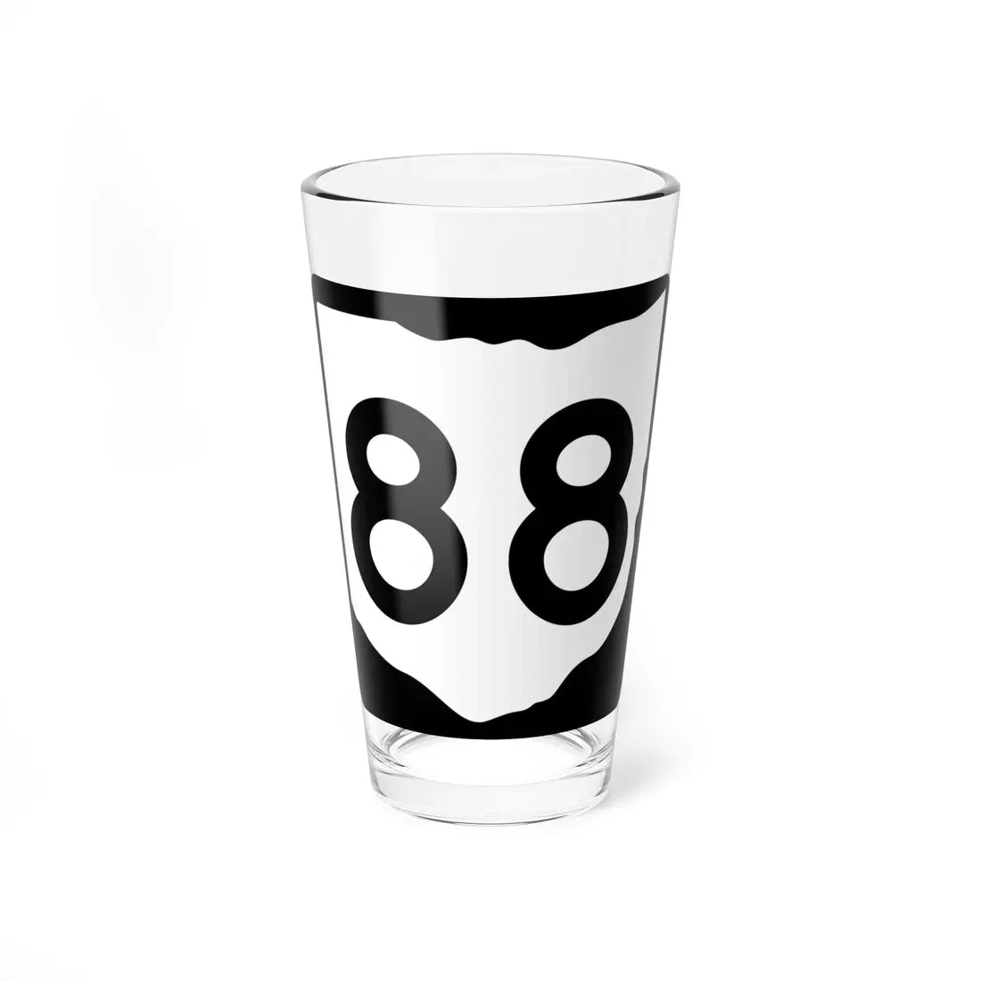 OH-88 (Ohio) (Road Sign) Pint Glass 16oz 16oz - Go Mug Yourself