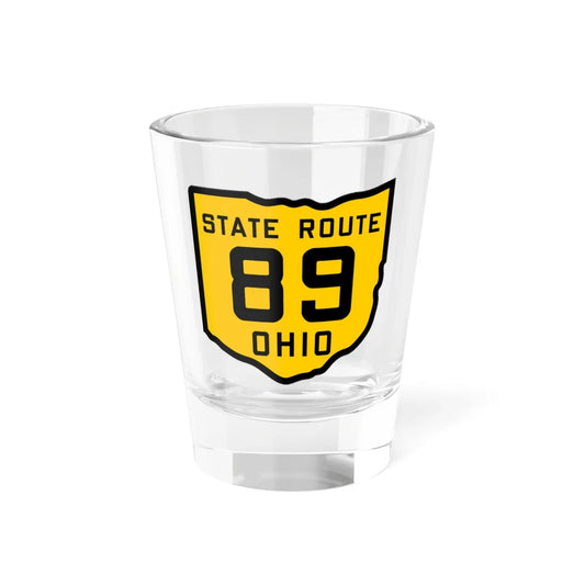 OH-89 1920 (Ohio) (Road Sign) Shot Glass 1.5oz 1.5oz - Go Mug Yourself