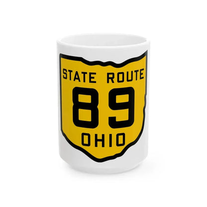 OH-89 1920 (Ohio) (Road Sign) White Coffee Mug 15oz - Go Mug Yourself