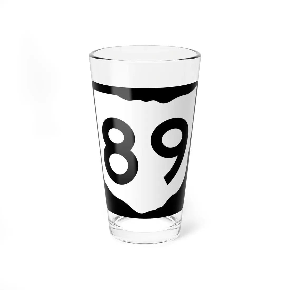 OH-89 (Ohio) (Road Sign) Pint Glass 16oz 16oz - Go Mug Yourself