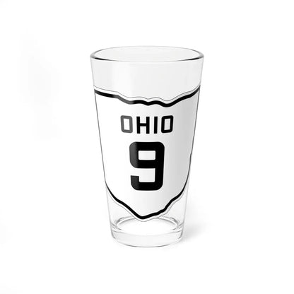 OH-9 1927 (Ohio) (Road Sign) Pint Glass 16oz 16oz - Go Mug Yourself