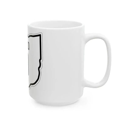 OH-9 1927 (Ohio) (Road Sign) White Coffee Mug - Go Mug Yourself