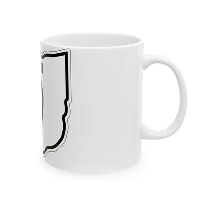 OH-9 1948 (Ohio) (Road Sign) White Coffee Mug - Go Mug Yourself