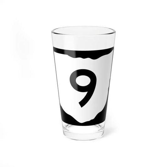 OH-9 (Ohio) (Road Sign) Pint Glass 16oz 16oz - Go Mug Yourself