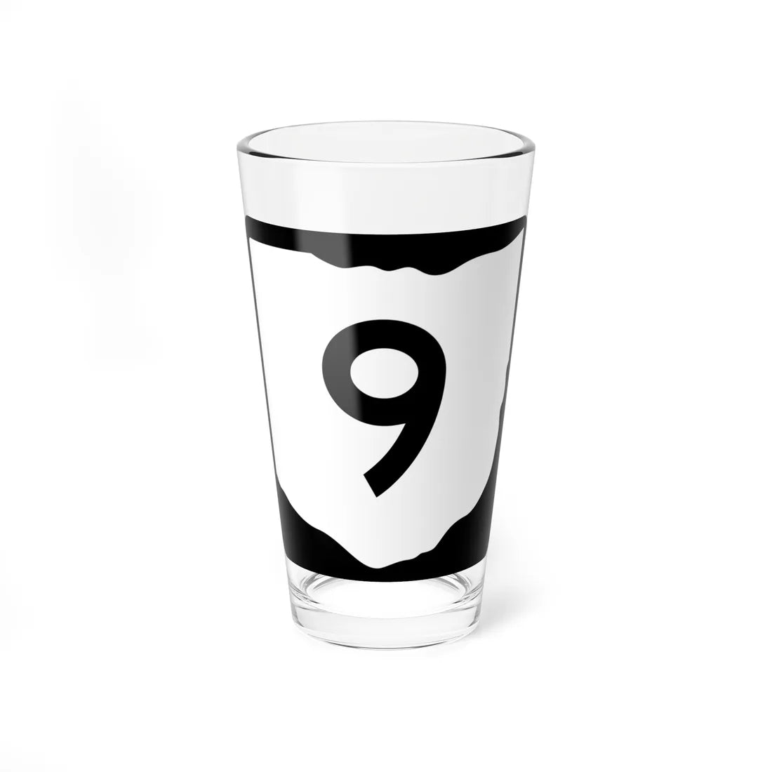 OH-9 (Ohio) (Road Sign) Pint Glss 16oz 16oz - Go Mug Yourself