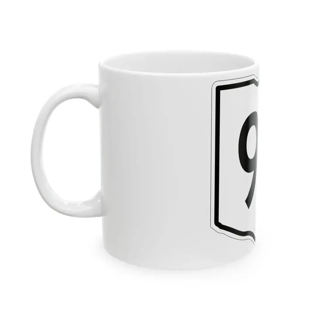 OH-90 1960 (Ohio) (Road Sign) White Coffee Mug - Go Mug Yourself