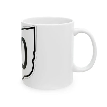 OH-90 1960 (Ohio) (Road Sign) White Coffee Mug - Go Mug Yourself