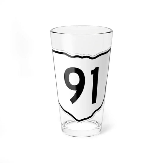 OH-91 1960 (Ohio) (Road Sign) Pint Glass 16oz 16oz - Go Mug Yourself