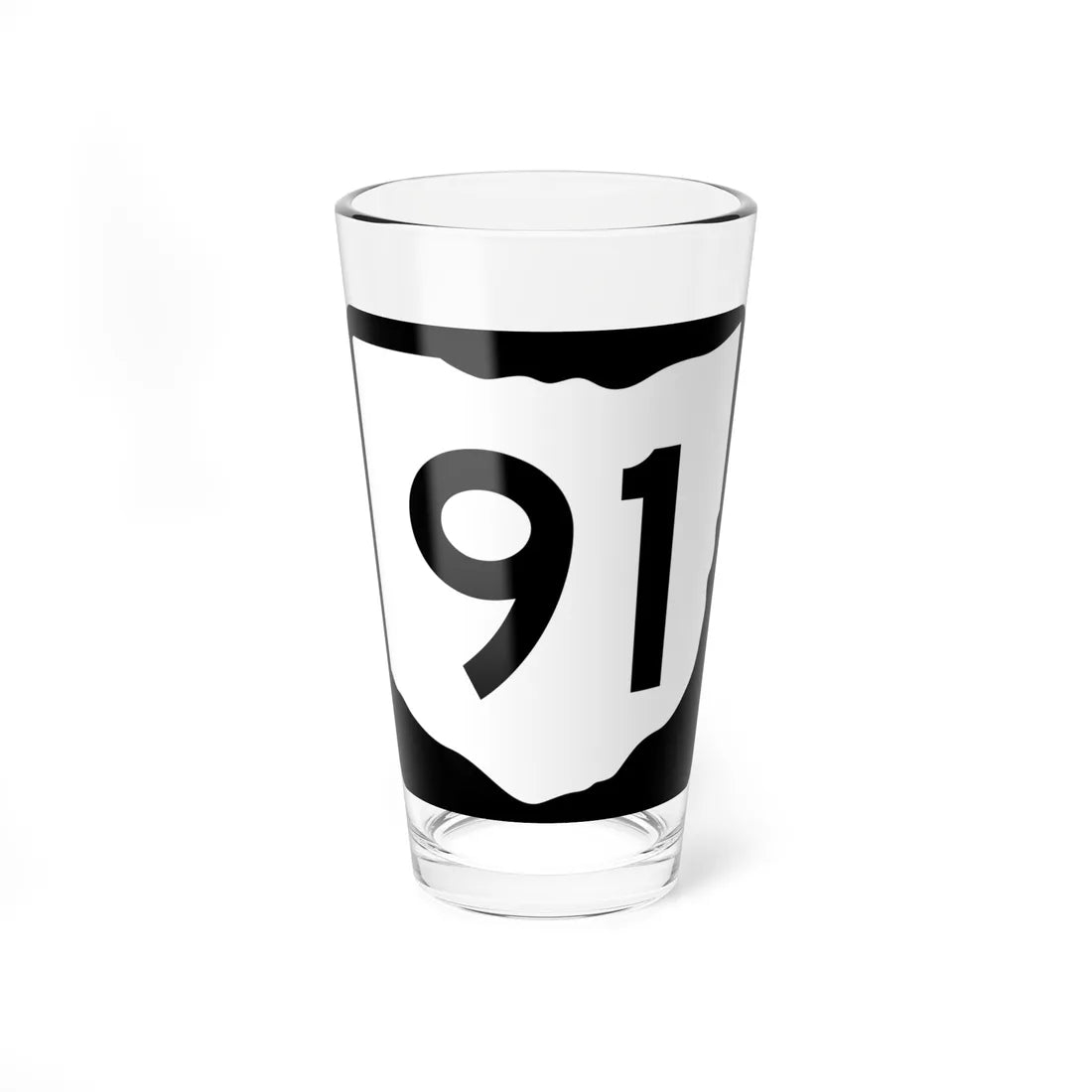 OH-91 (Ohio) (Road Sign) Pint Glss 16oz 16oz - Go Mug Yourself
