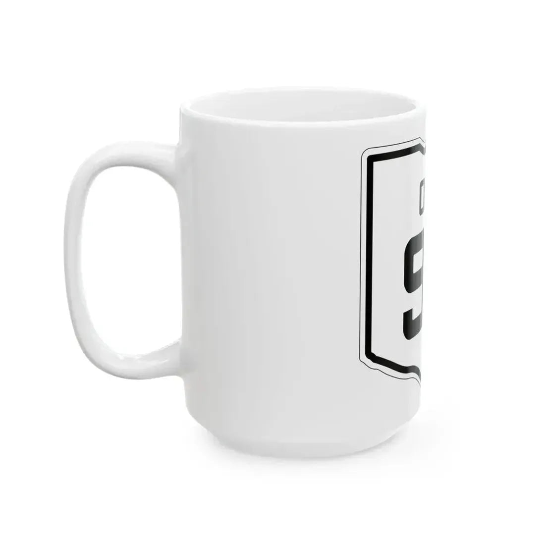 OH-92 1927 (Ohio) (Road Sign) White Coffee Mug - Go Mug Yourself