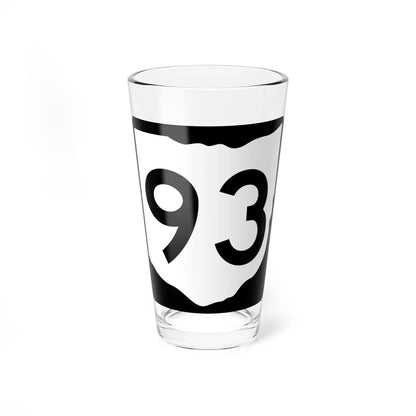 OH-93 (Ohio) (Road Sign) Pint Glass 16oz 16oz - Go Mug Yourself