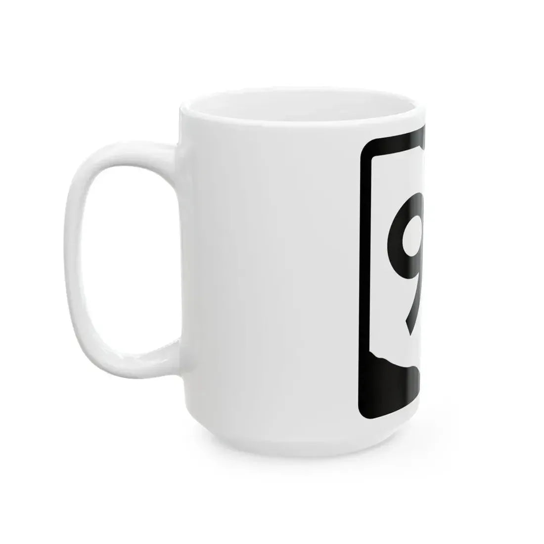 OH-93 (Ohio) (Road Sign) White Coffee Mug - Go Mug Yourself