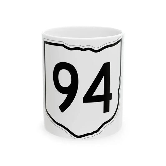 OH-94 1960 (Ohio) (Road Sign) White Coffee Mug 11oz - Go Mug Yourself