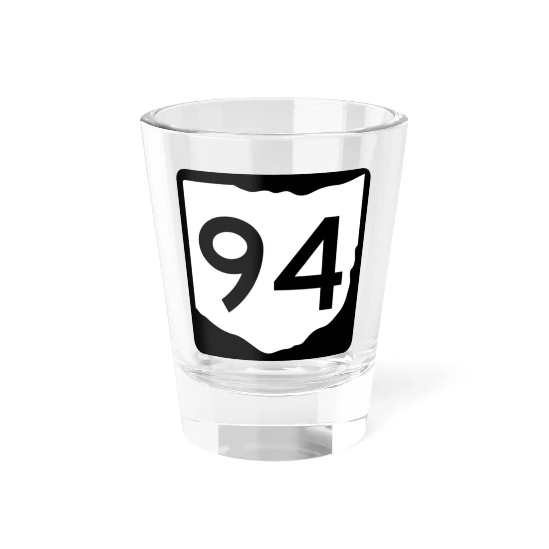 OH-94 (Ohio) (Road Sign) Shot Glass 1.5oz 1.5oz - Go Mug Yourself
