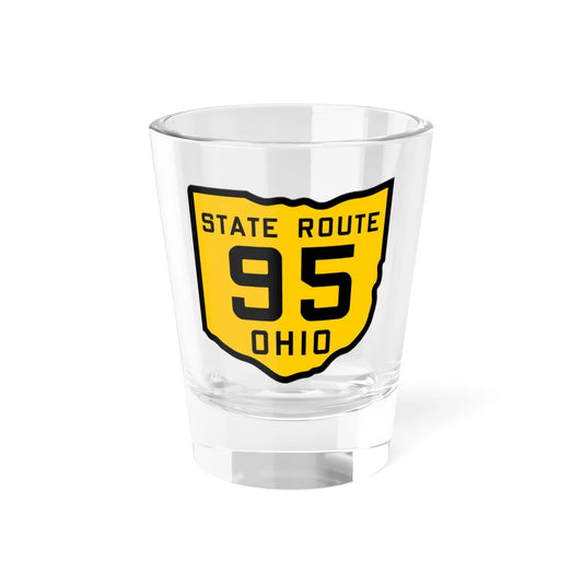 OH-95 1920 (Ohio) (Road Sign) Shot Glass 1.5oz 1.5oz - Go Mug Yourself