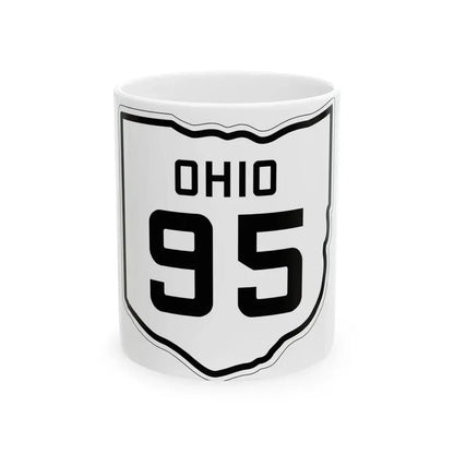 OH-95 1927 (Ohio) (Road Sign) White Coffee Mug 11oz - Go Mug Yourself