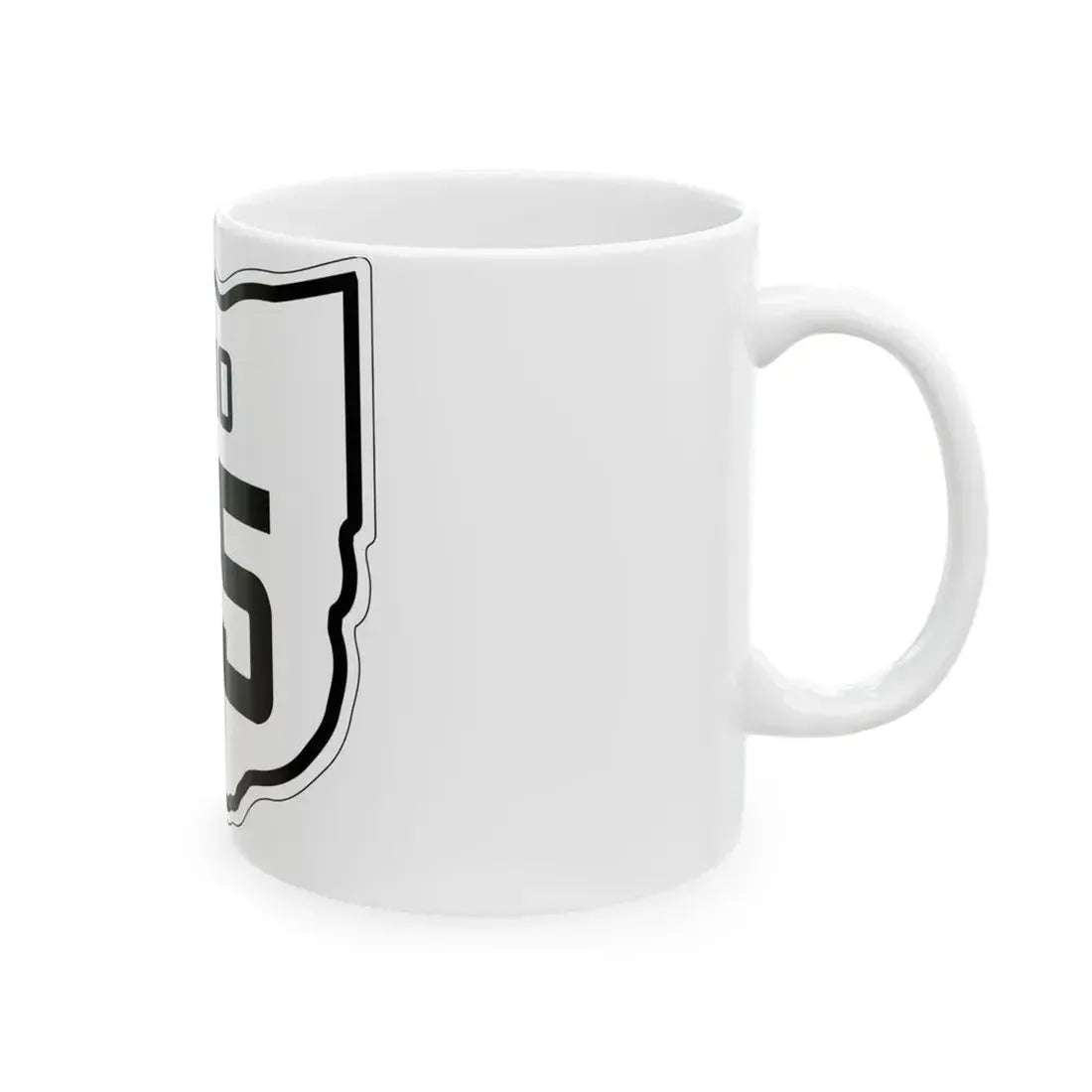 OH-95 1927 (Ohio) (Road Sign) White Coffee Mug - Go Mug Yourself