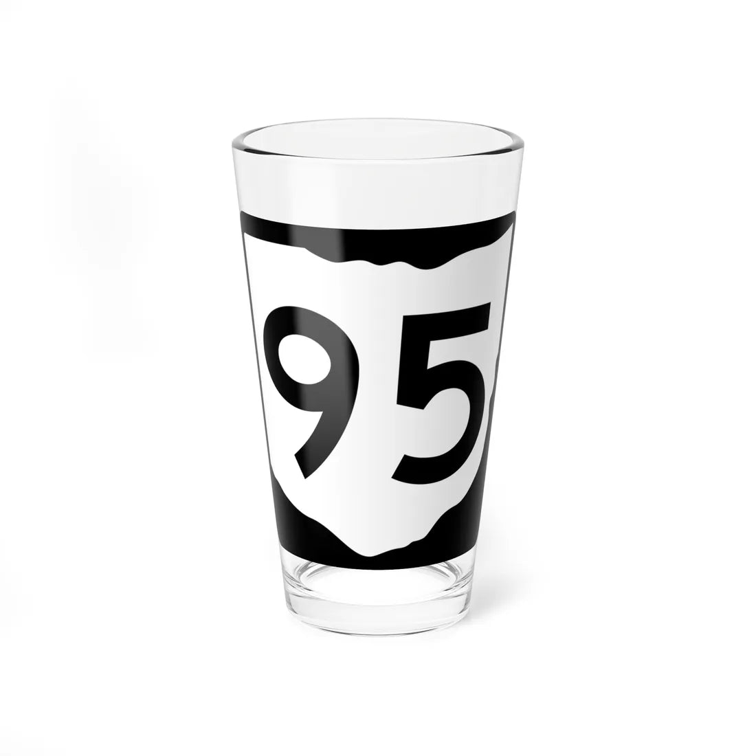 OH-95 (Ohio) (Road Sign) Pint Glss 16oz 16oz - Go Mug Yourself