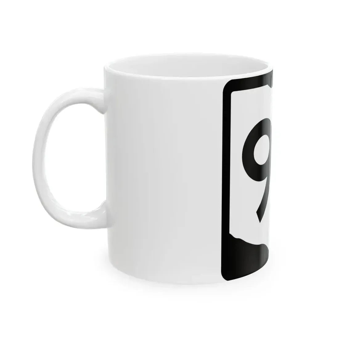 OH-95 (Ohio) (Road Sign) White Coffee Mug - Go Mug Yourself