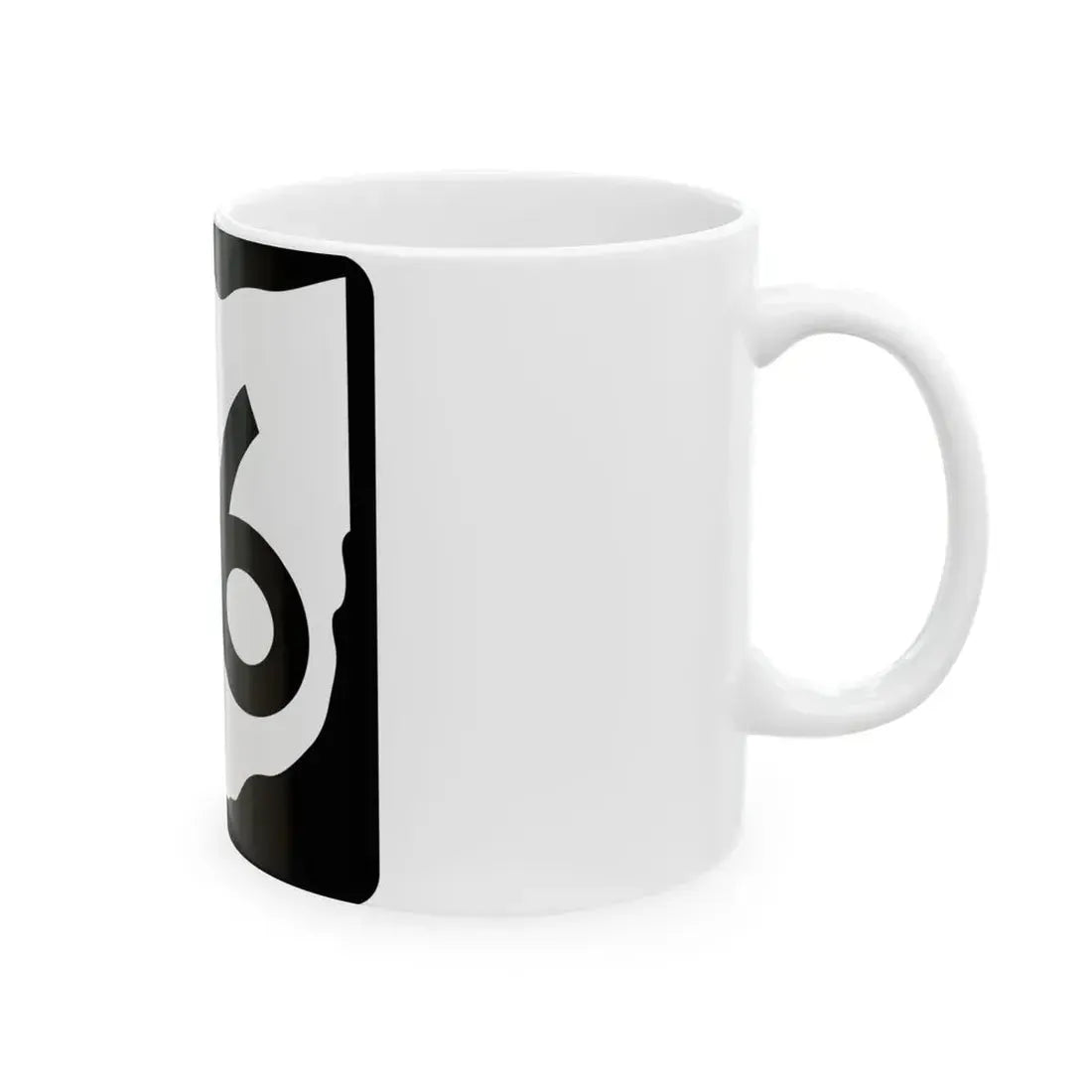 OH-96 (Ohio) (Road Sign) White Coffee Mug - Go Mug Yourself