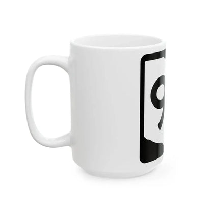 OH-96 (Ohio) (Road Sign) White Coffee Mug - Go Mug Yourself