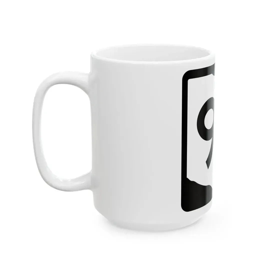 OH-97 (Ohio) (Road Sign) White Coffee Mug - Go Mug Yourself