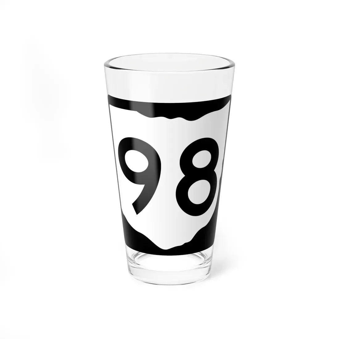 OH-98 (Ohio) (Road Sign) Pint Glass 16oz 16oz - Go Mug Yourself