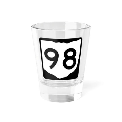 OH-98 (Ohio) (Road Sign) Shot Glass 1.5oz 1.5oz - Go Mug Yourself