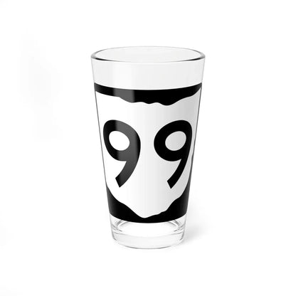 OH-99 (Ohio) (Road Sign) Pint Glass 16oz 16oz - Go Mug Yourself