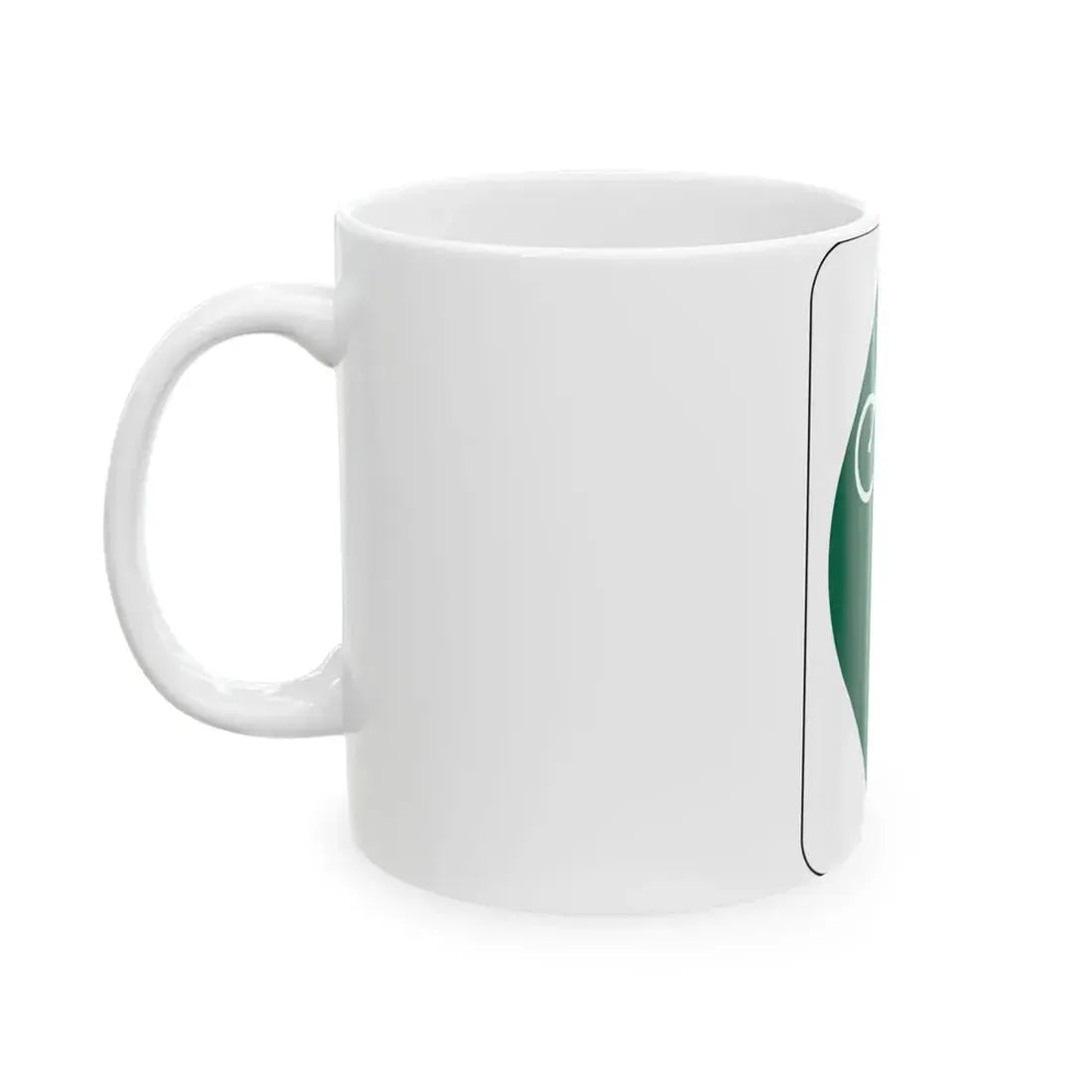 OH Bike 1 (Ohio) (Road Sign) White Coffee Mug - Go Mug Yourself