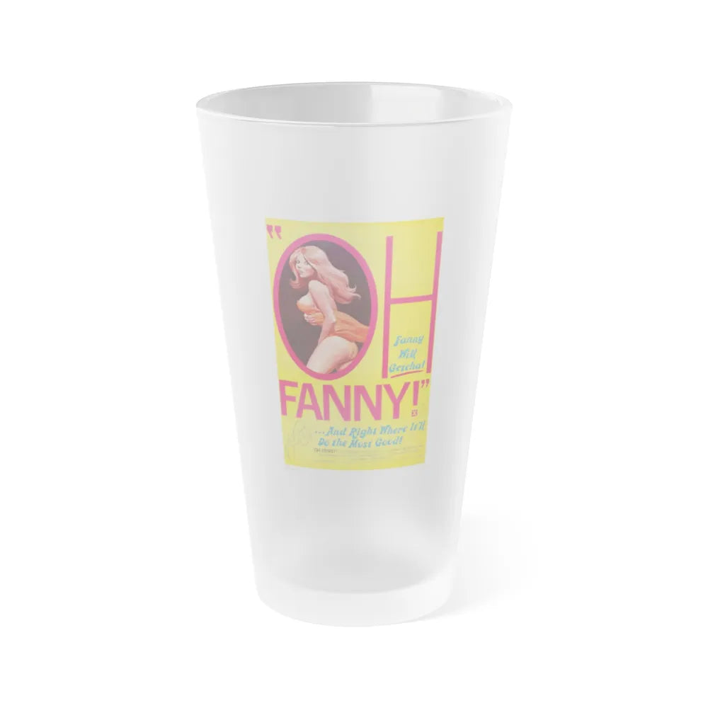 OH FANNY! 1971 Movie Poster - Frosted Pint Glass 16oz-16oz-Frosted-Go Mug Yourself