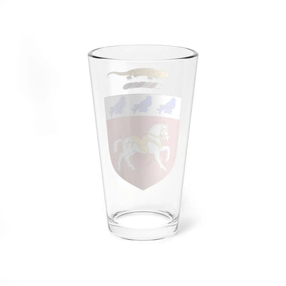 OHalloran arms with lizard crest (Ireland) (Coat of Arms) Pint Glass 16oz - Go Mug Yourself