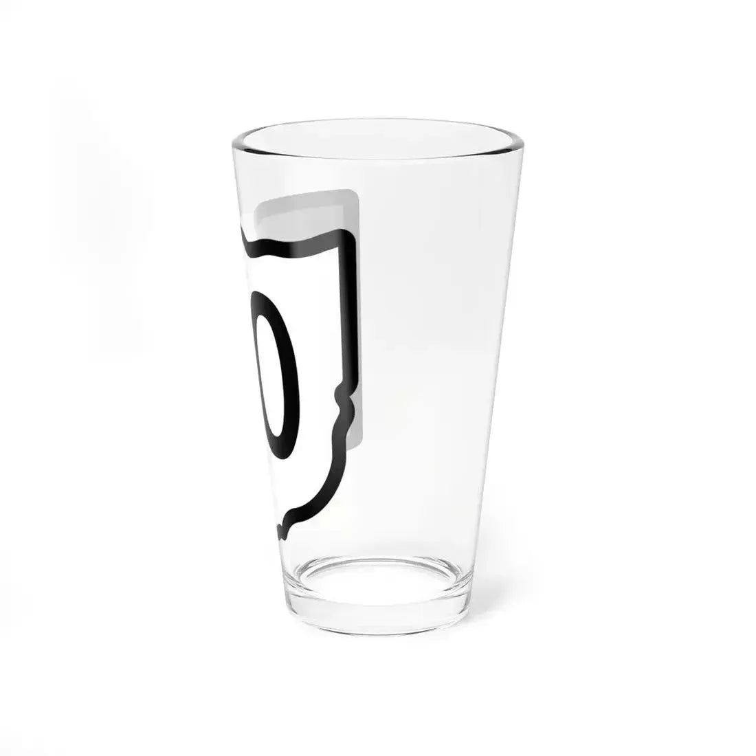 Ohio 2d sticker template (Ohio) (Road Sign) Pint Glass 16oz - Go Mug Yourself