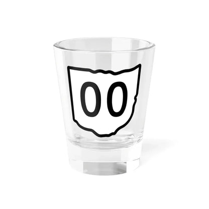 Ohio 2d sticker template (Ohio) (Road Sign) Shot Glass 1.5oz 1.5oz - Go Mug Yourself