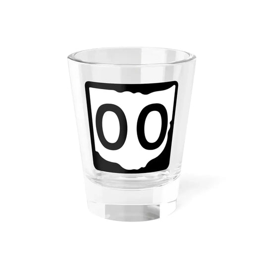 Ohio 2d template (Ohio) (Road Sign) Shot Glass 1.5oz 1.5oz - Go Mug Yourself